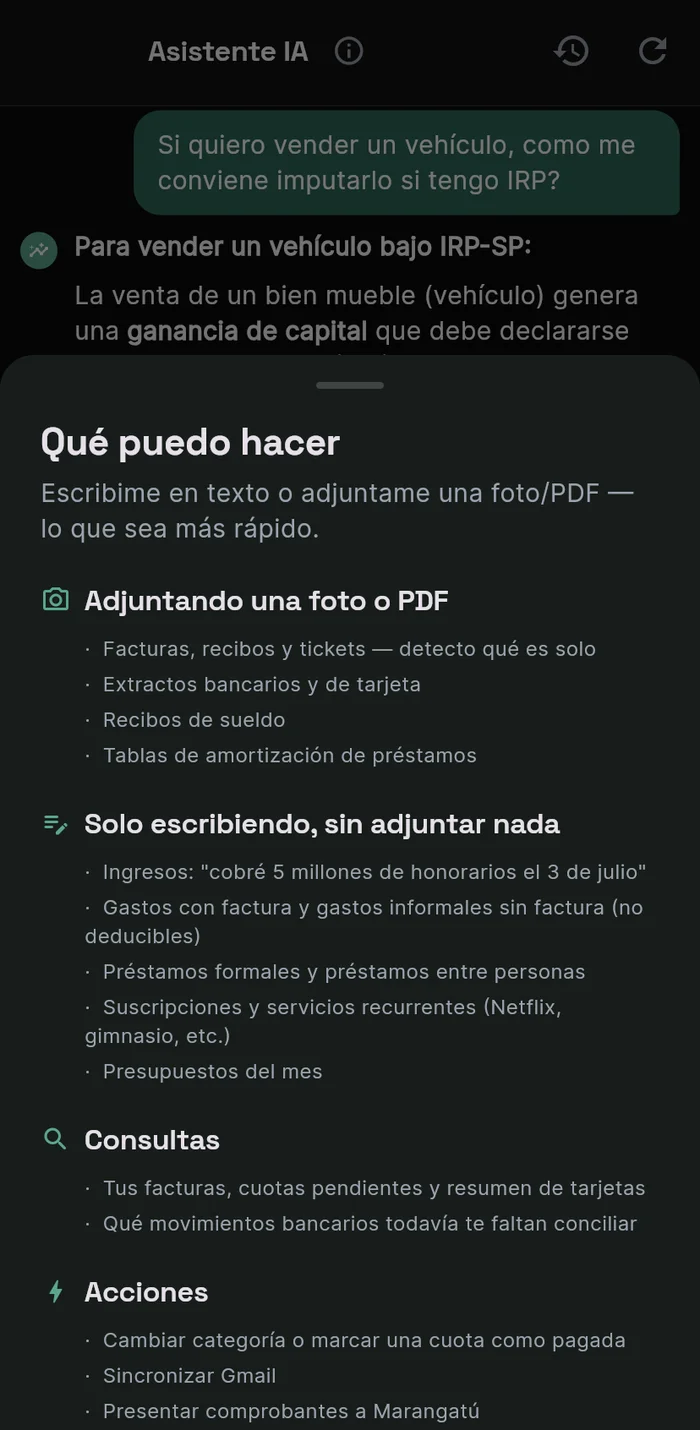 Ikatu — qué puede hacer el asistente
